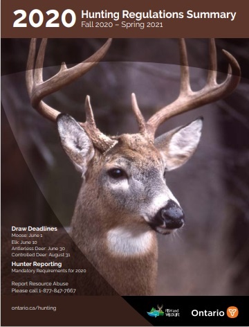 Ontario Hunting Regulations 2020